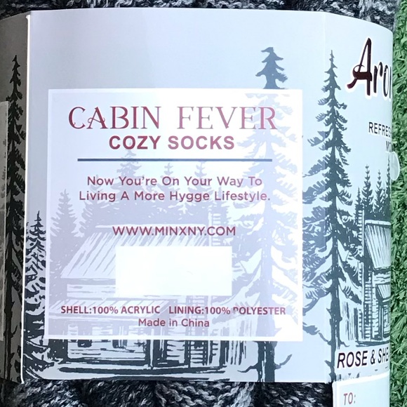 MinxNY Soft & Fuzzy Shea Butter & Rose Oil Socks😍 - Picture 8 of 8